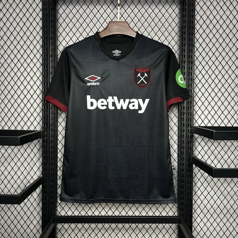 Camisa West Ham United III 24/25 Preta Masculina Umbro