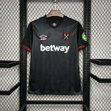 Camisa West Ham United III 24/25 Preta Masculina