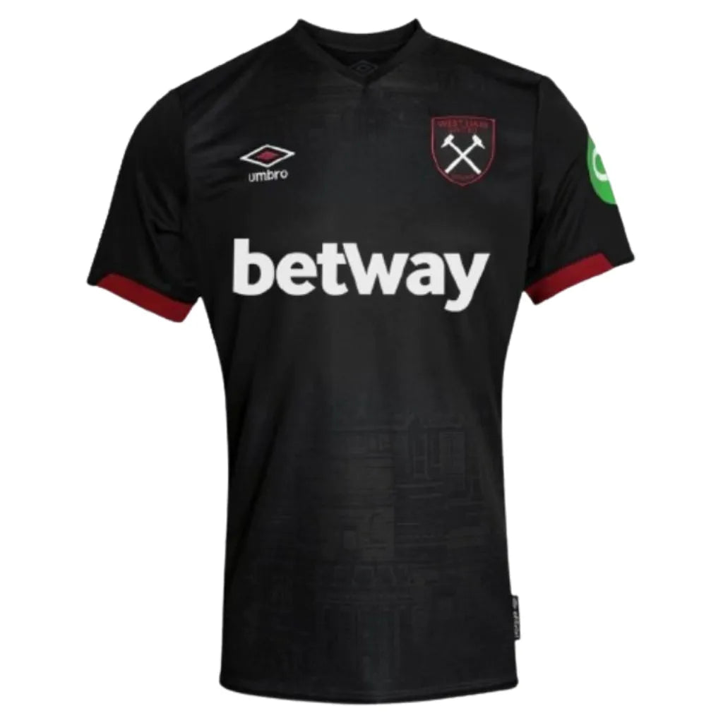 Camisa West Ham United III 24/25 Preta Masculina