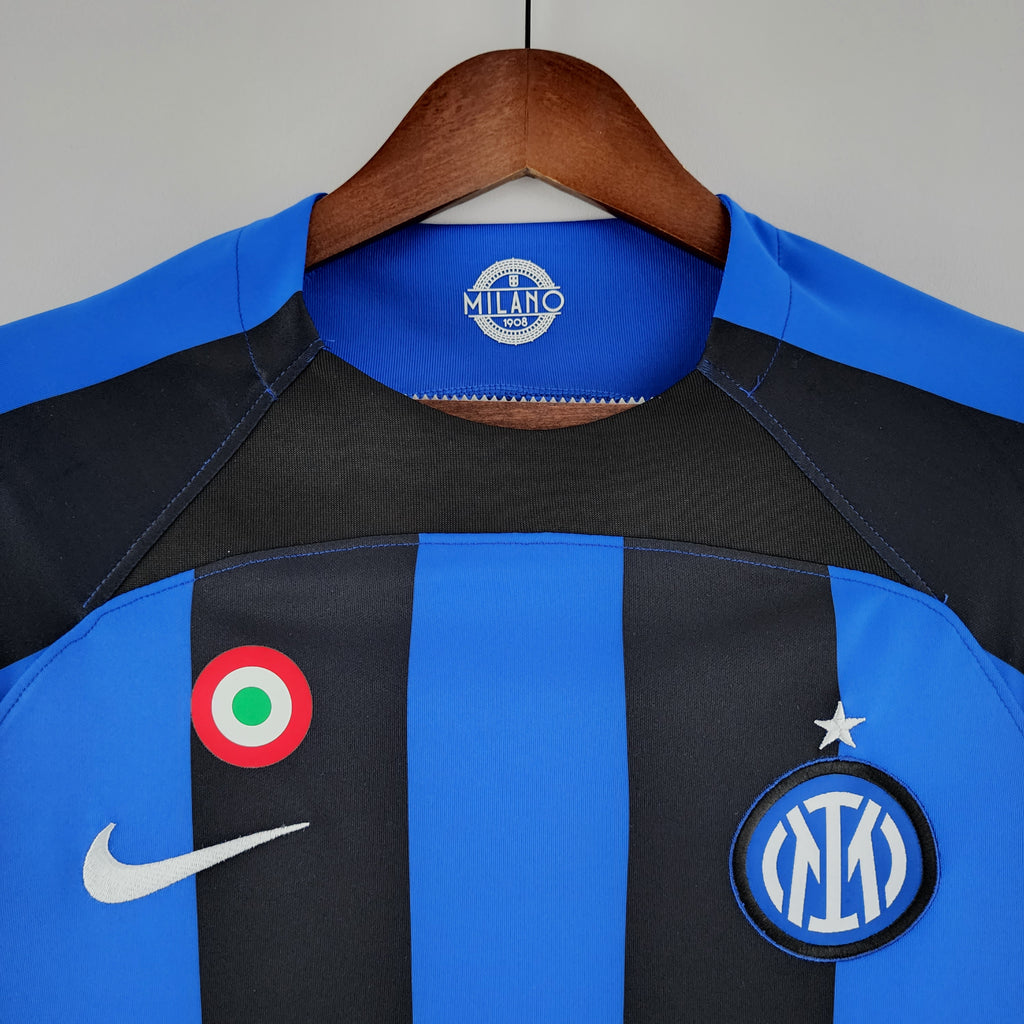 Camisa Inter de Milão Preta/Azul Home 2022/2023 – Versão Torcedor – KS  Sports – Camisas de Times e Seleções