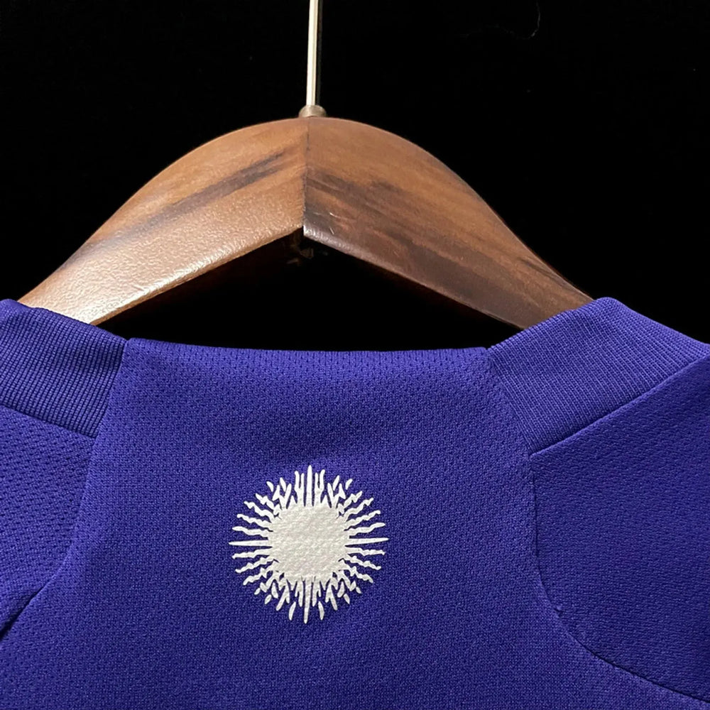 Camisa Seleção Argentina II Campeã Copa do Mundo 2022 Roxa Masculina Adidas