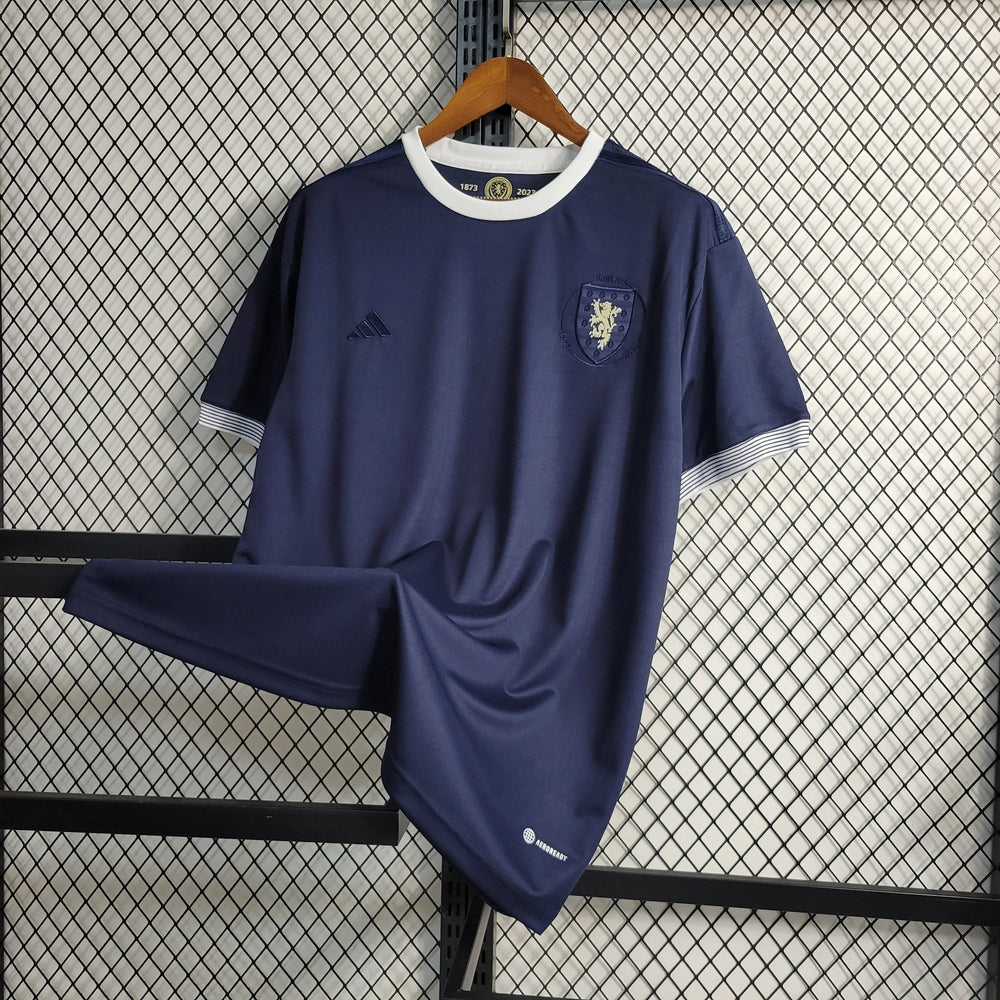 Camisa Seleção Escócia Edição 150 Anos 23/24 Azul Masculina Adidas
