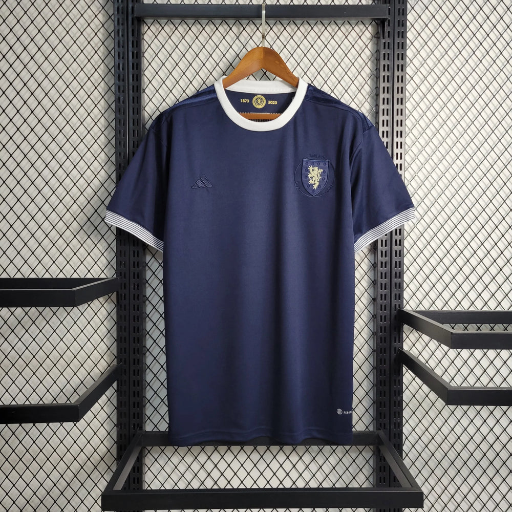 Camisa Seleção Escócia Edição 150 Anos 23/24 Azul Masculina Adidas
