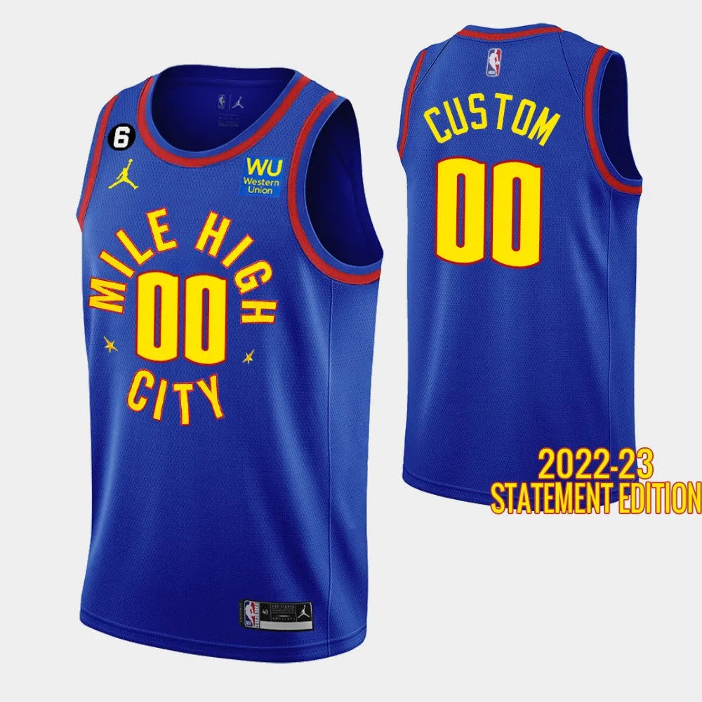 Regata Denver Nuggets Swingman Statement Edition 22/23 Azul Masculina Jordan
