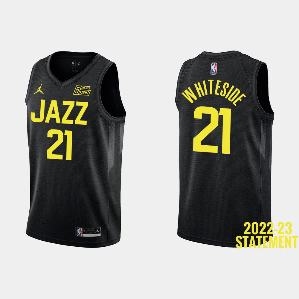 Regata Utah Jazz Swingman Statement Edition 22/23 Preta Masculina Jordan