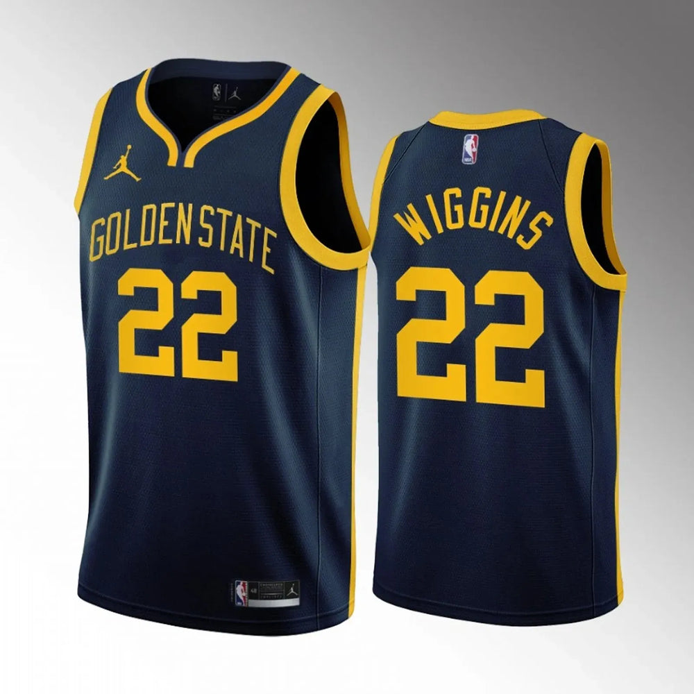 Regata Golden State Warriors Swingman Statement Edition 22/23 Azul Marinho Masculina Jordan