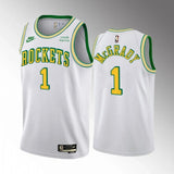 Regata Houston Rockets Swingman Classic Edition 22/23 Branca Masculina