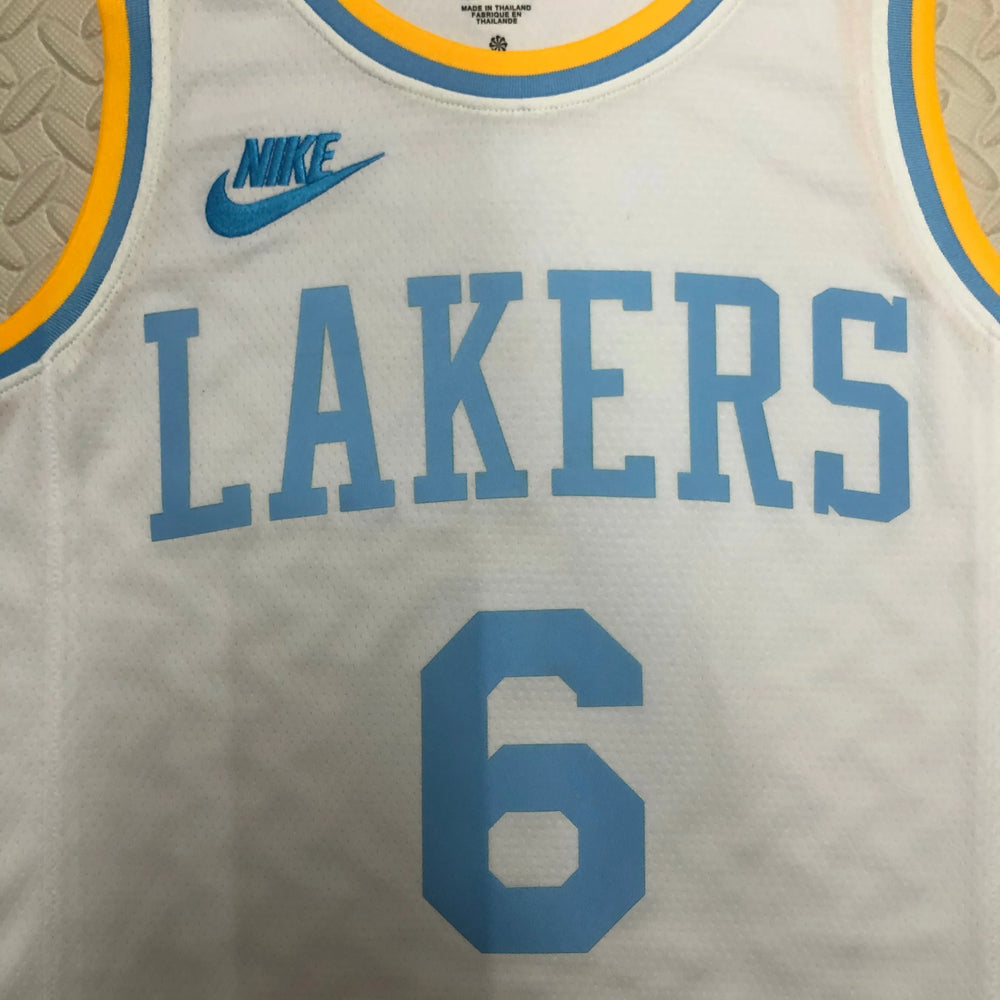 Regata Los Angeles Lakers Swingman Classic Edition 22/23 Branca Masculina Nike