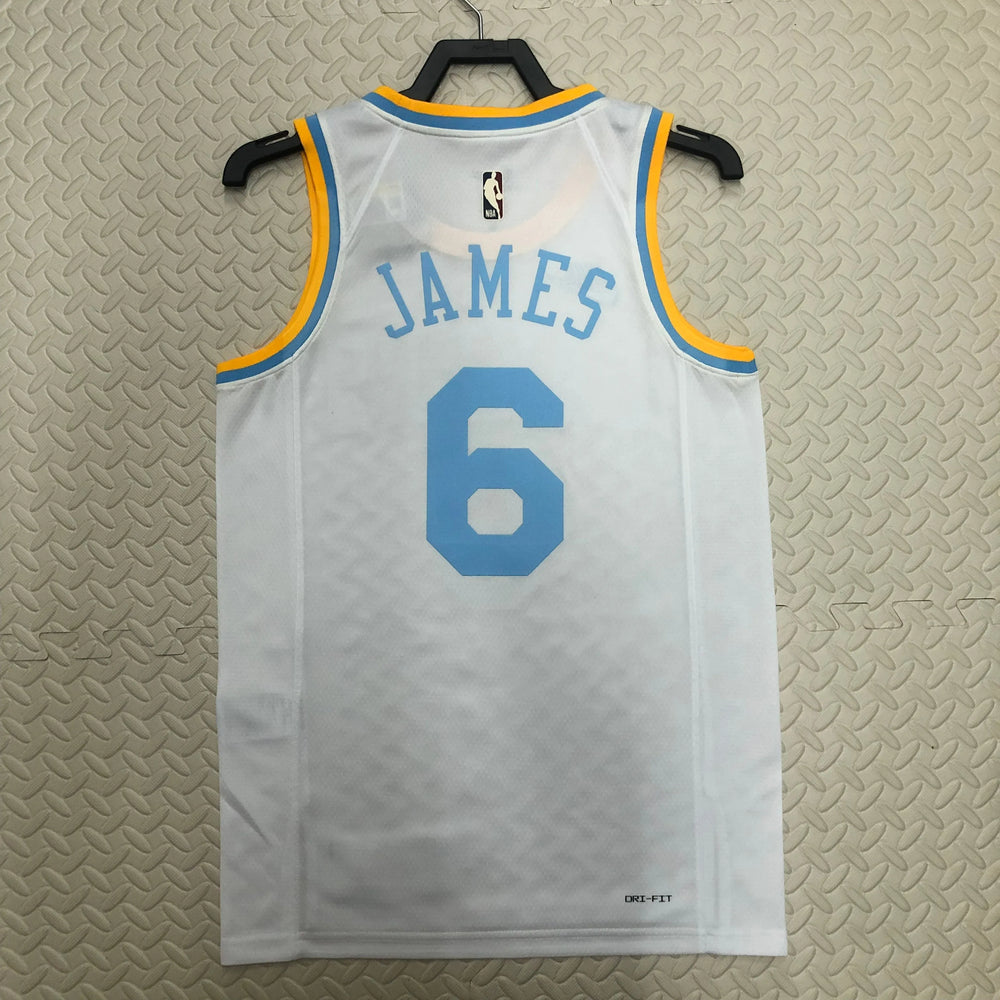 Regata Los Angeles Lakers Swingman Classic Edition 22/23 Branca Masculina Nike