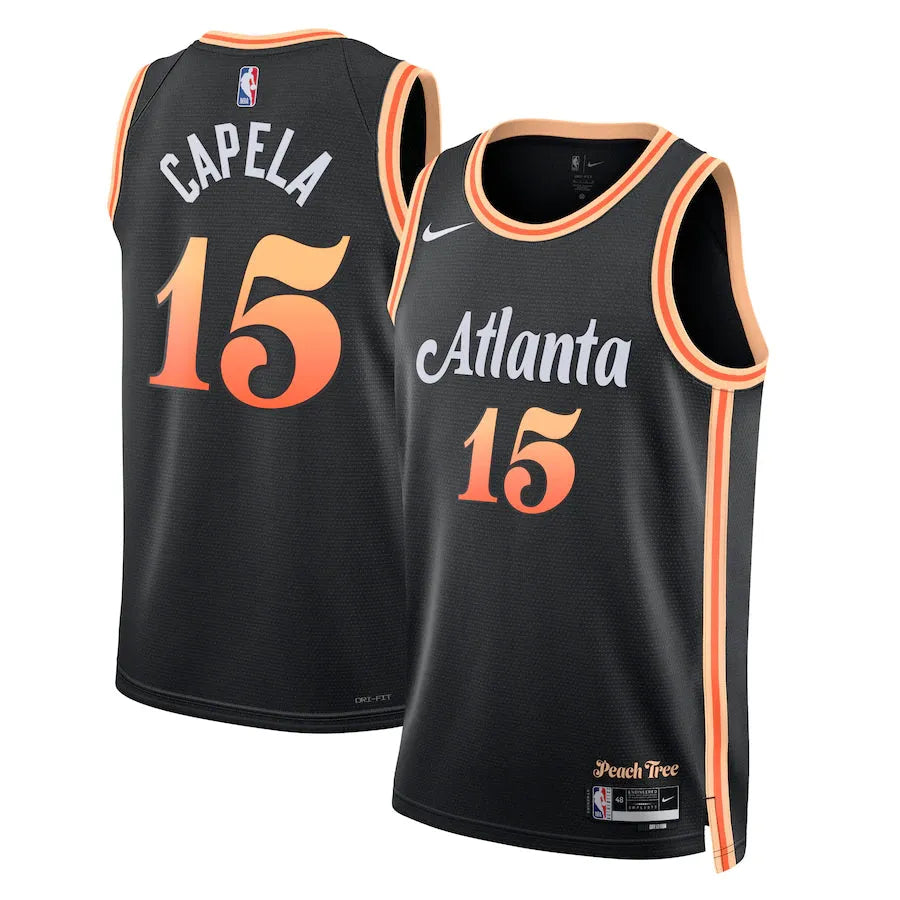 Regata Atlanta Hawks Swingman City Edition 22/23 Preta Masculina Nike
