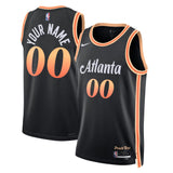 Regata Atlanta Hawks Swingman City Edition 22/23 Preta Masculina