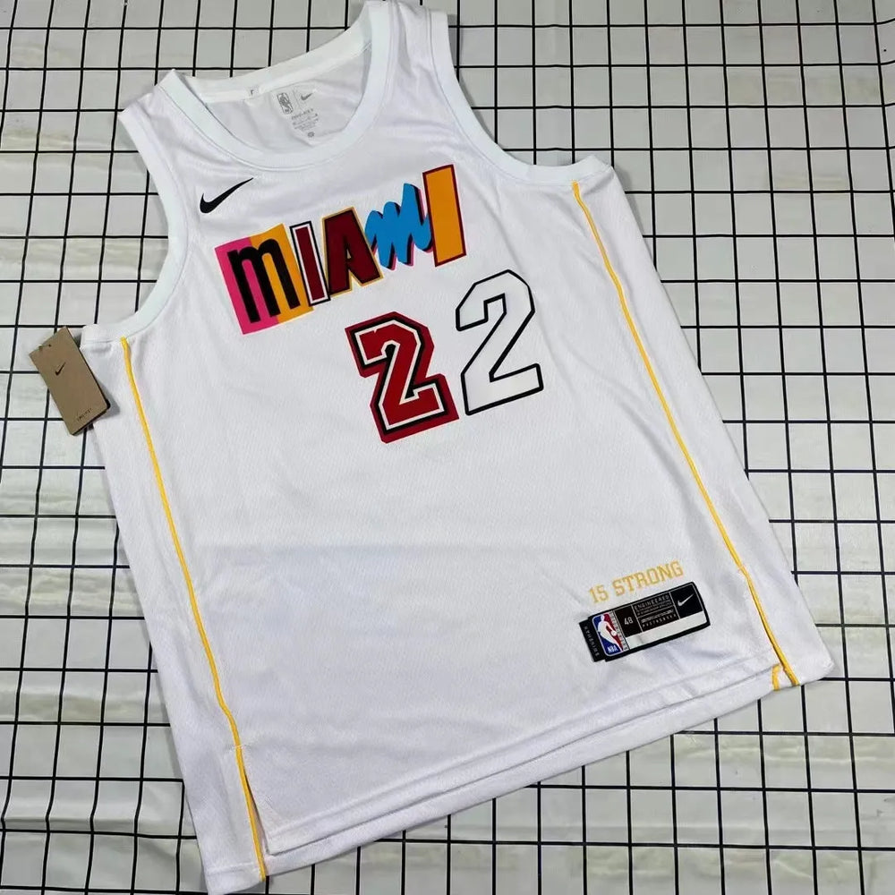 Regata Miami Heat Swingman City Edition 22/23 Branca Masculina Nike