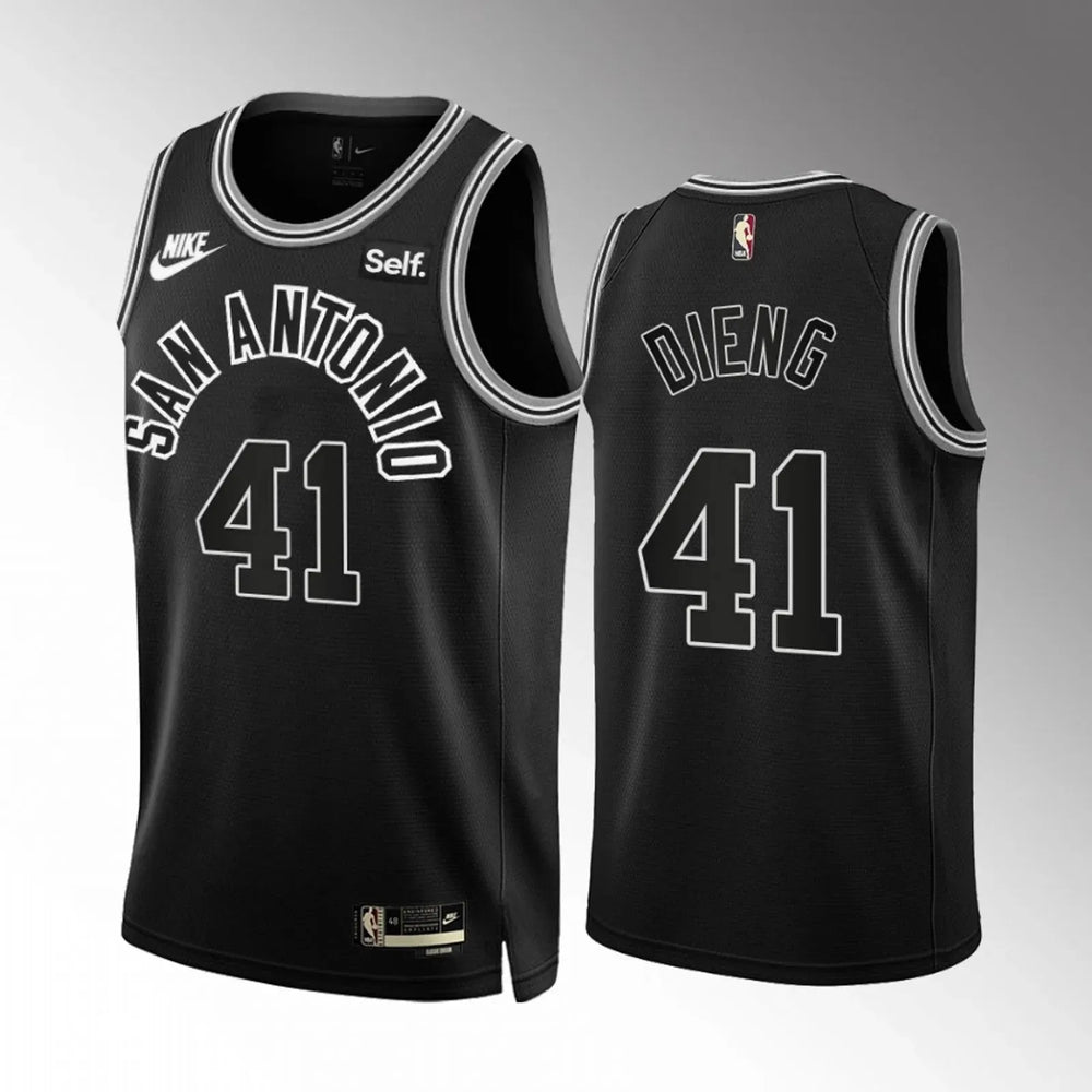 Regata San Antonio Spurs Swingman Classic Edition 22/23 Preta Masculina Nike