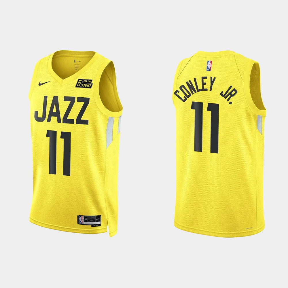 Regata Utah Jazz Swingman Icon Edition 22/23 Amarela Masculina Nike