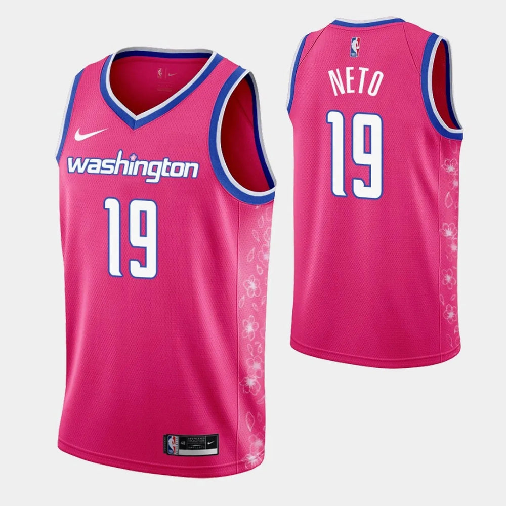 Regata Washington Wizards Swingman City Edition 22/23 Rosa Masculina Nike