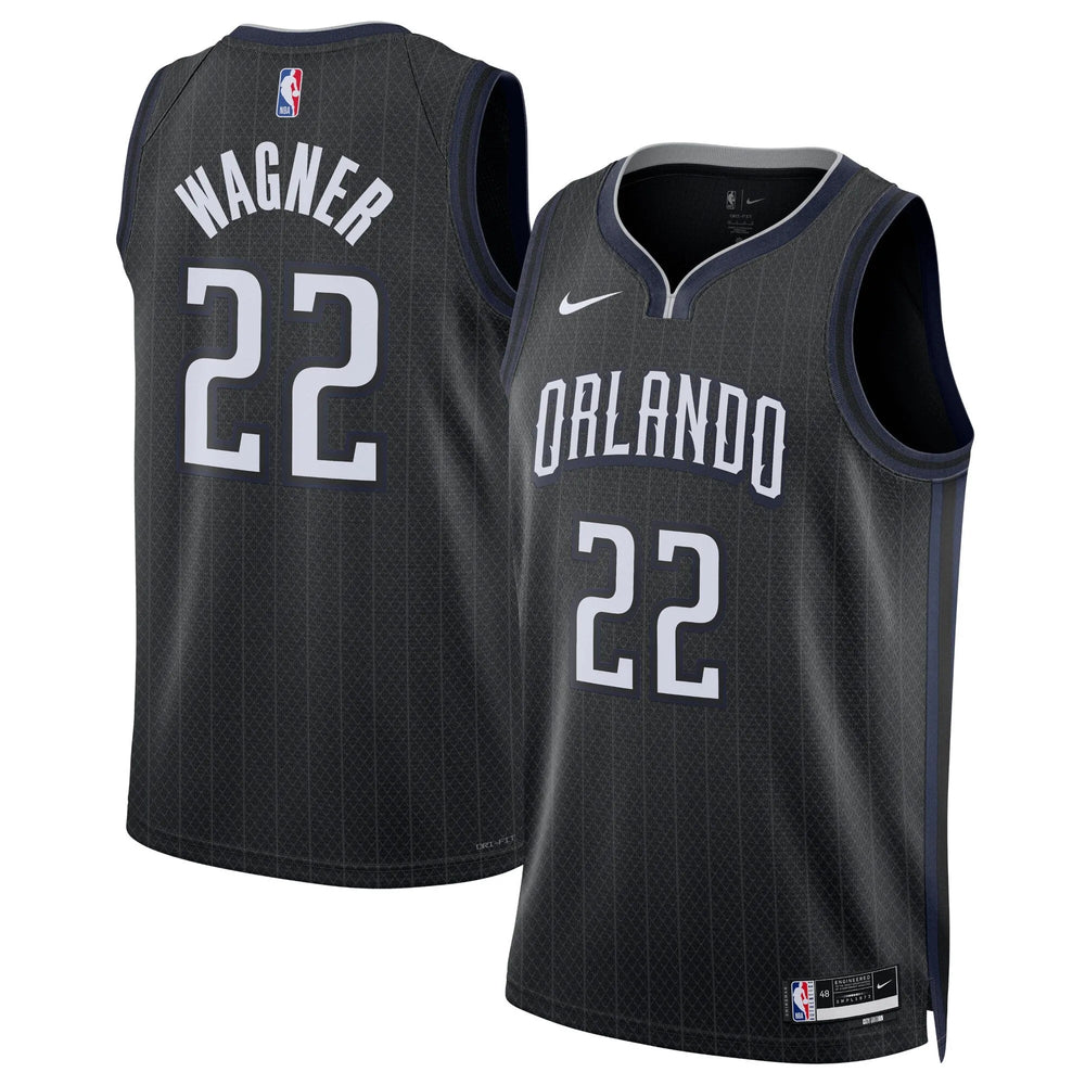 Regata Orlando Magic Swingman City Edition 22/23 Preta Masculina Nike