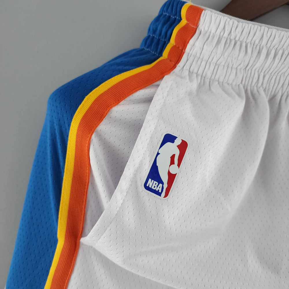 Short NBA Oklahoma City Thunder 22/23 Branco Masculino Nike